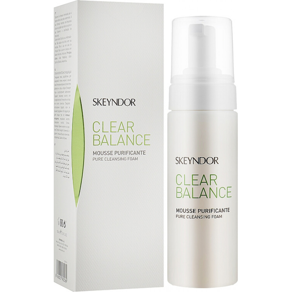 Очищающий противовоспалительный мусс для умывания - Skeyndor Clear Balance Pure Cleansing Foam фото 3