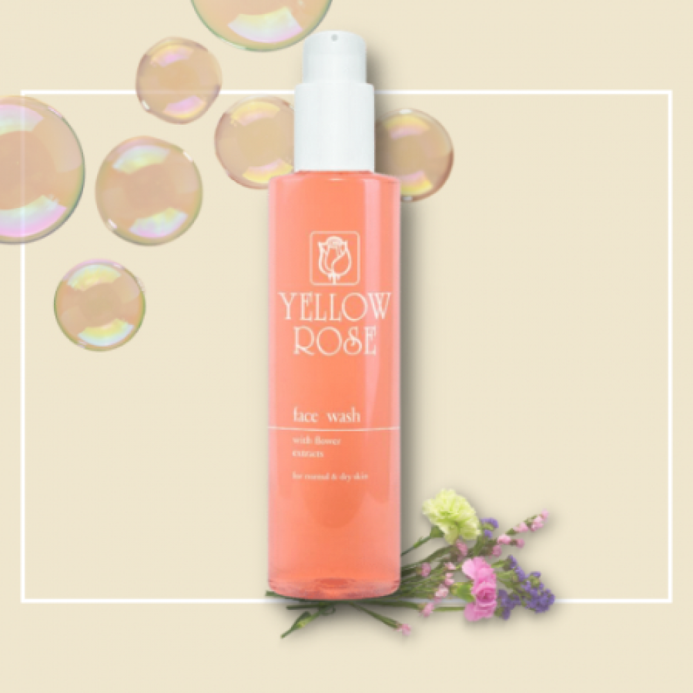 Очищающий гель с цветочными экстрактами - Yellow Rose Face Wash Pink фото 2