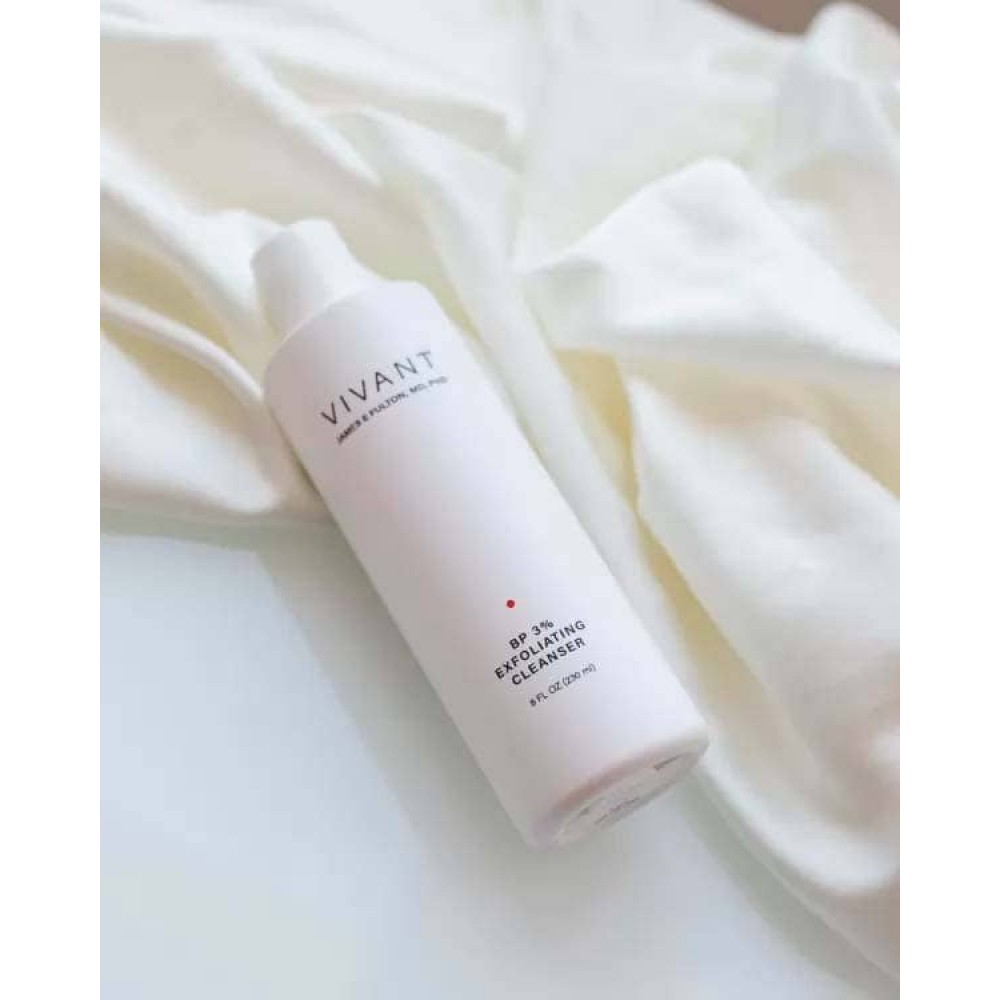 Очищающий отшелушивающий гель против акне - Vivant Skin Сare BP 3% Exfolianting Cleanser  фото 2