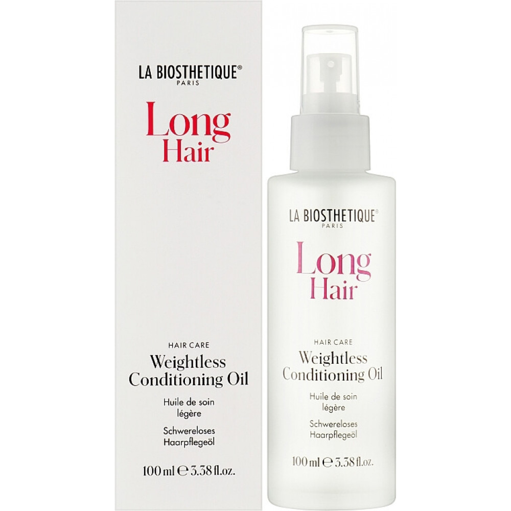 Масло-кондиционер для гладкости, восстановление и блеска волос - La Biosthetique Long Hair Weightless Conditioning Oil фото 3