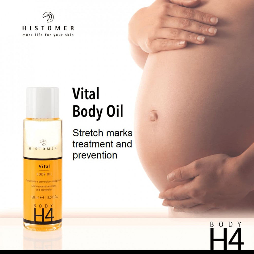 Масло от растяжек - Histomer Body H4 Vital Body Oil фото 3