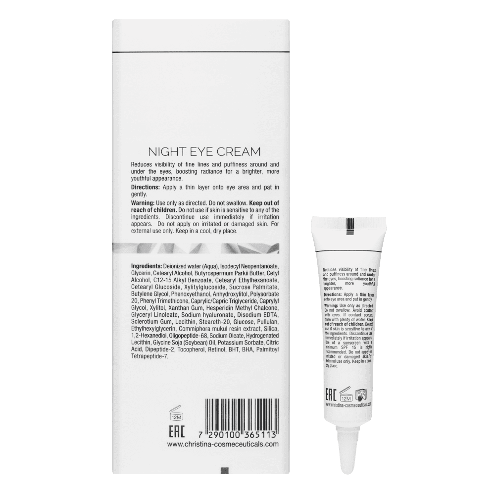 Омолаживающий ночной крем для кожи вокруг глаз - Christina ILLUSTRIOUS NIGHT EYE CREAM  фото 3