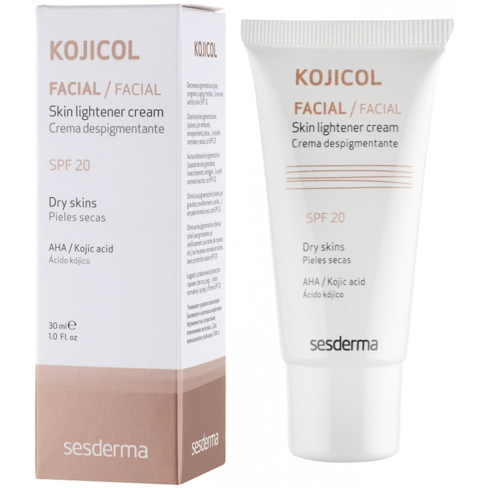 Освітлювальний крем - SeSDerma Kojicol Skin Lightener Cream SPF 20 фото 3
