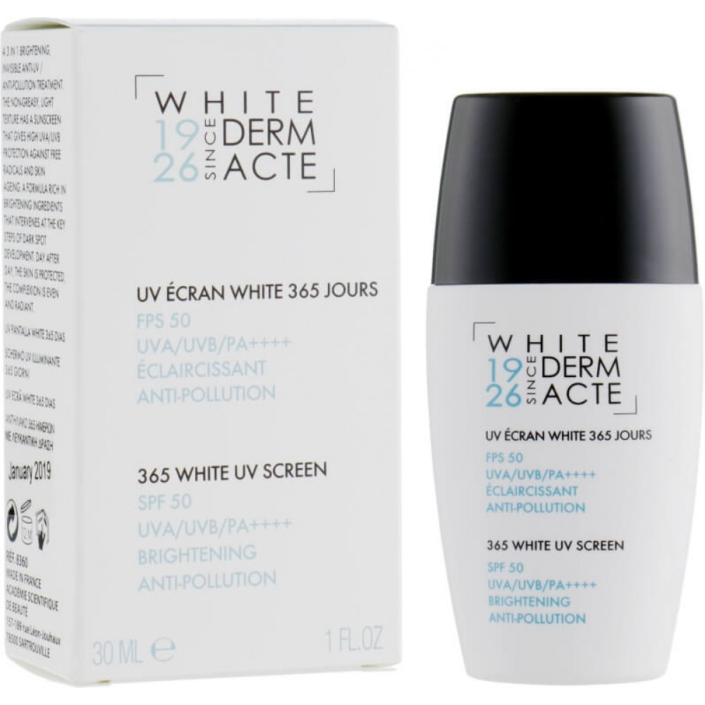  Освітлюючий захисний крем 365 днів SPF-50 - ACADEMIE White Derm Acte 365 UV Screen SPF-50 UVA/UVB/PA++++ фото 4