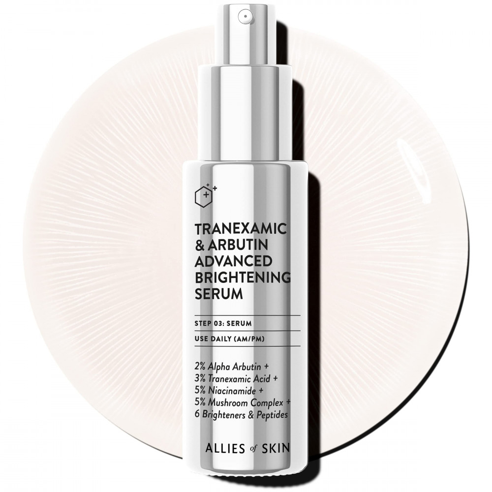 Освітлююча сироватка для обличчя - Allies Of Skin Tranexamic & Arbutin Advanced Brightening Serum фото 4