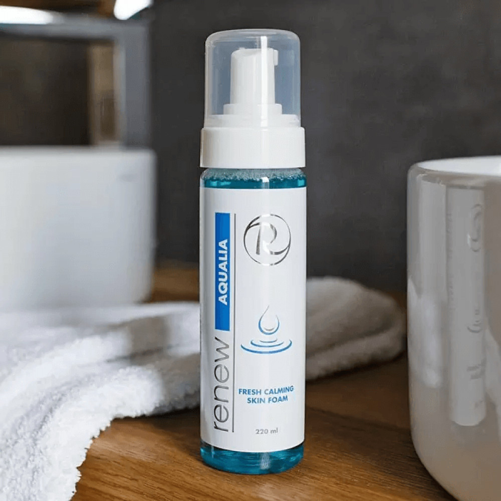 Освіжаюча пінка для обличчя з ефектом заспокоєння - Renew Aqualia Fresh Calming Skin Foam фото 4
