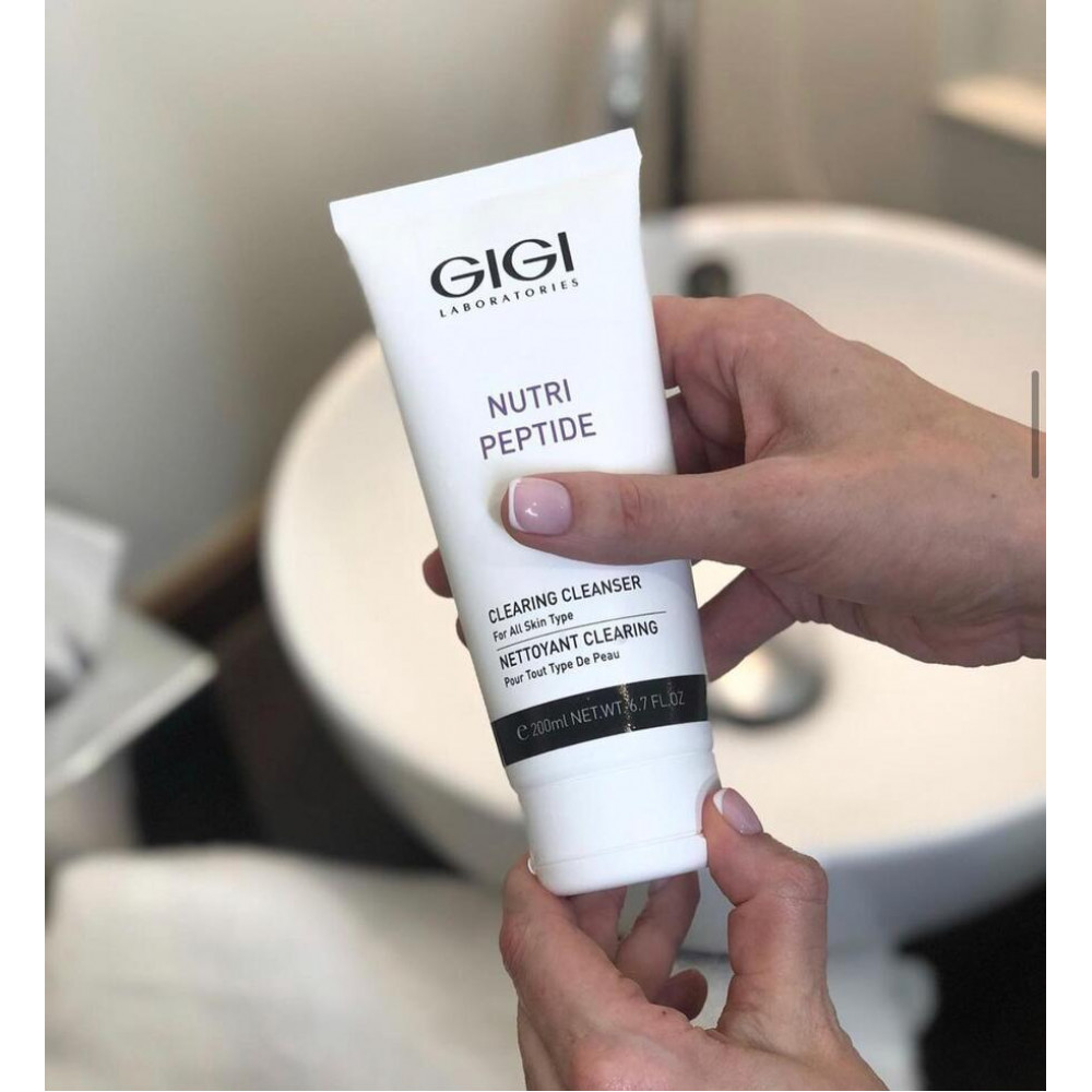 Пептидний очищаючий гель - GiGi Nutri Peptide Clearing Cleanser фото 5