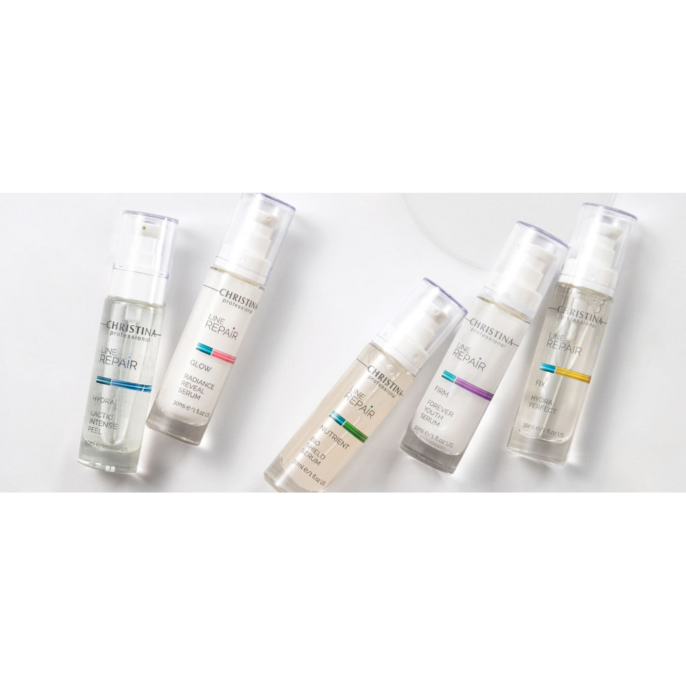 Пилинг с AHA-кислотами и ресвератролом для лица - Christina Line Repair Firm AHA & Resveratrol Peel фото 4