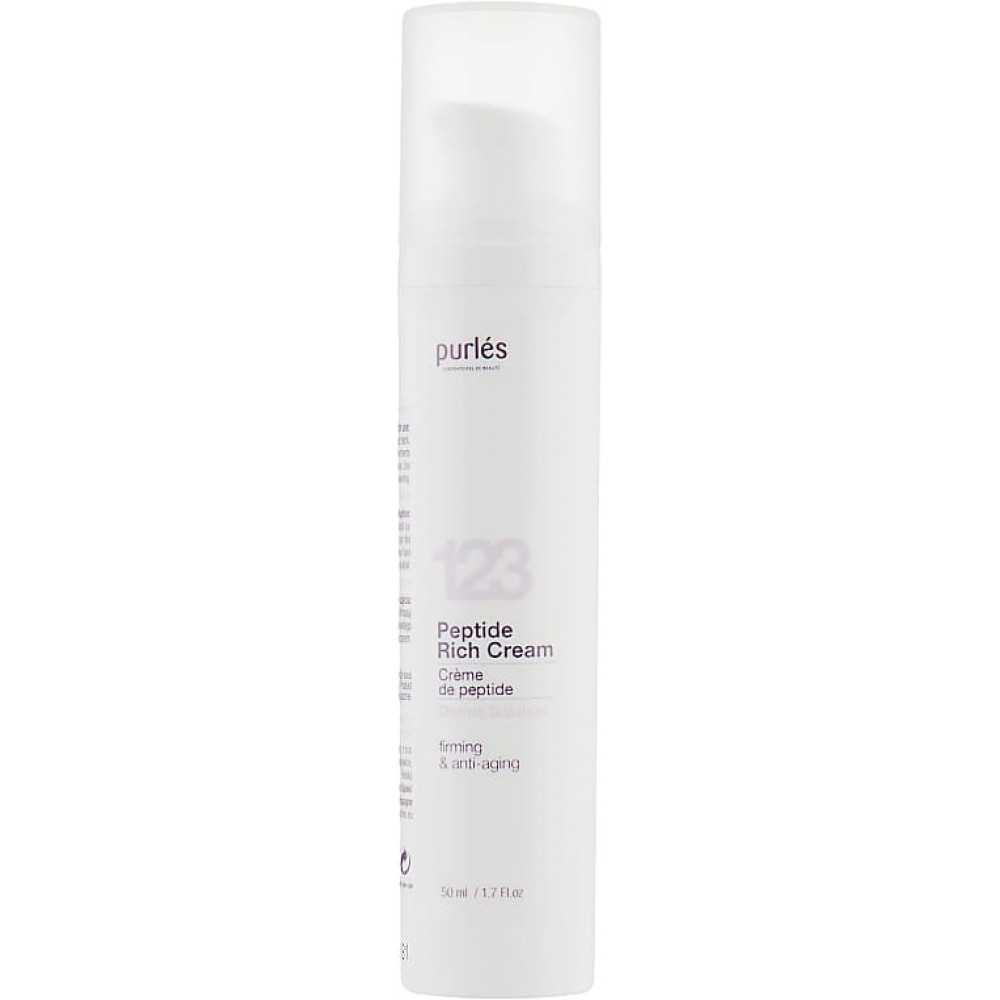 Питательный крем с пептидами - Purles Derma Solution 123 Peptide Rich Cream фото 4
