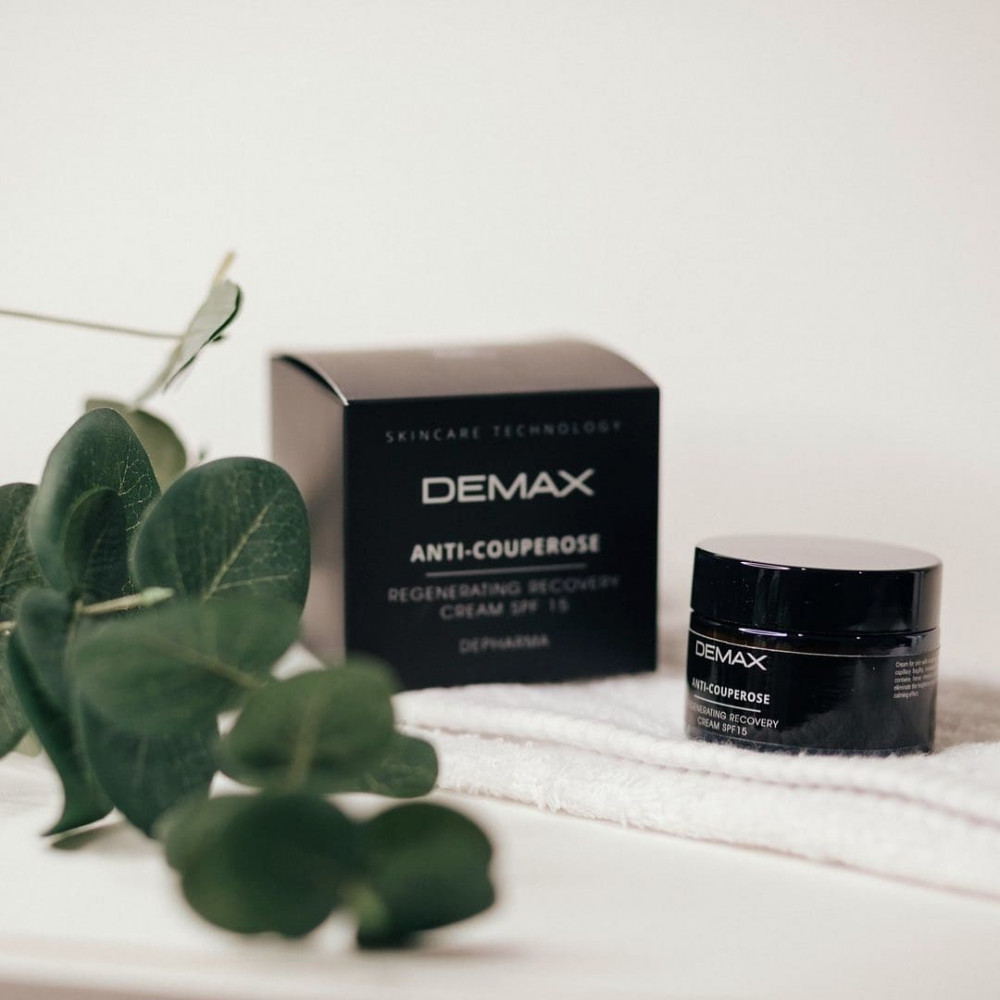 Регенерирующий крем-флюид SPF15 - Demax Anti-Couperose Regenerating Recovery Cream SPF15 фото 4