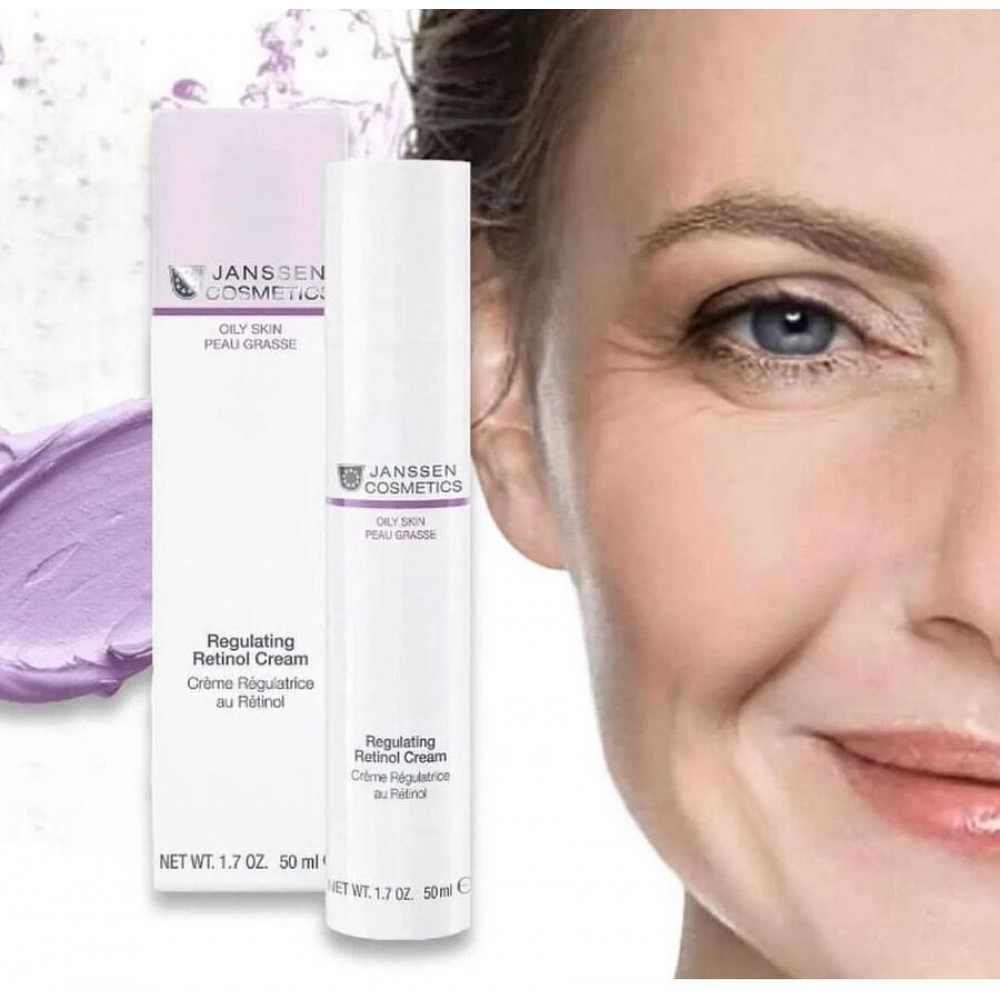 Регулюючий крем із ретинолом - Janssen Cosmetics Oily Skin Regulating Retinol Cream фото 4