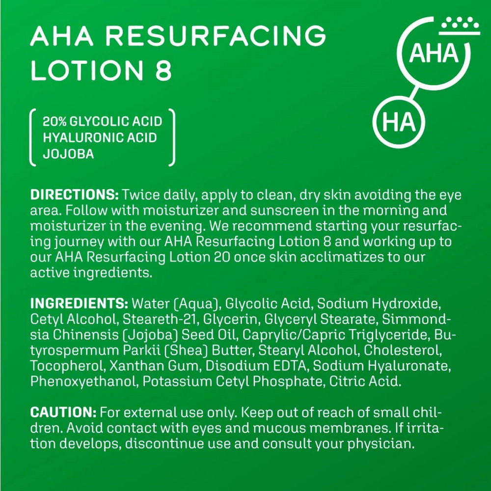 Реструктуруючий флюїд із гліколевою кислотою 8% м'якої дії - DCL AHA Resurfacing Lotion 8 фото 2