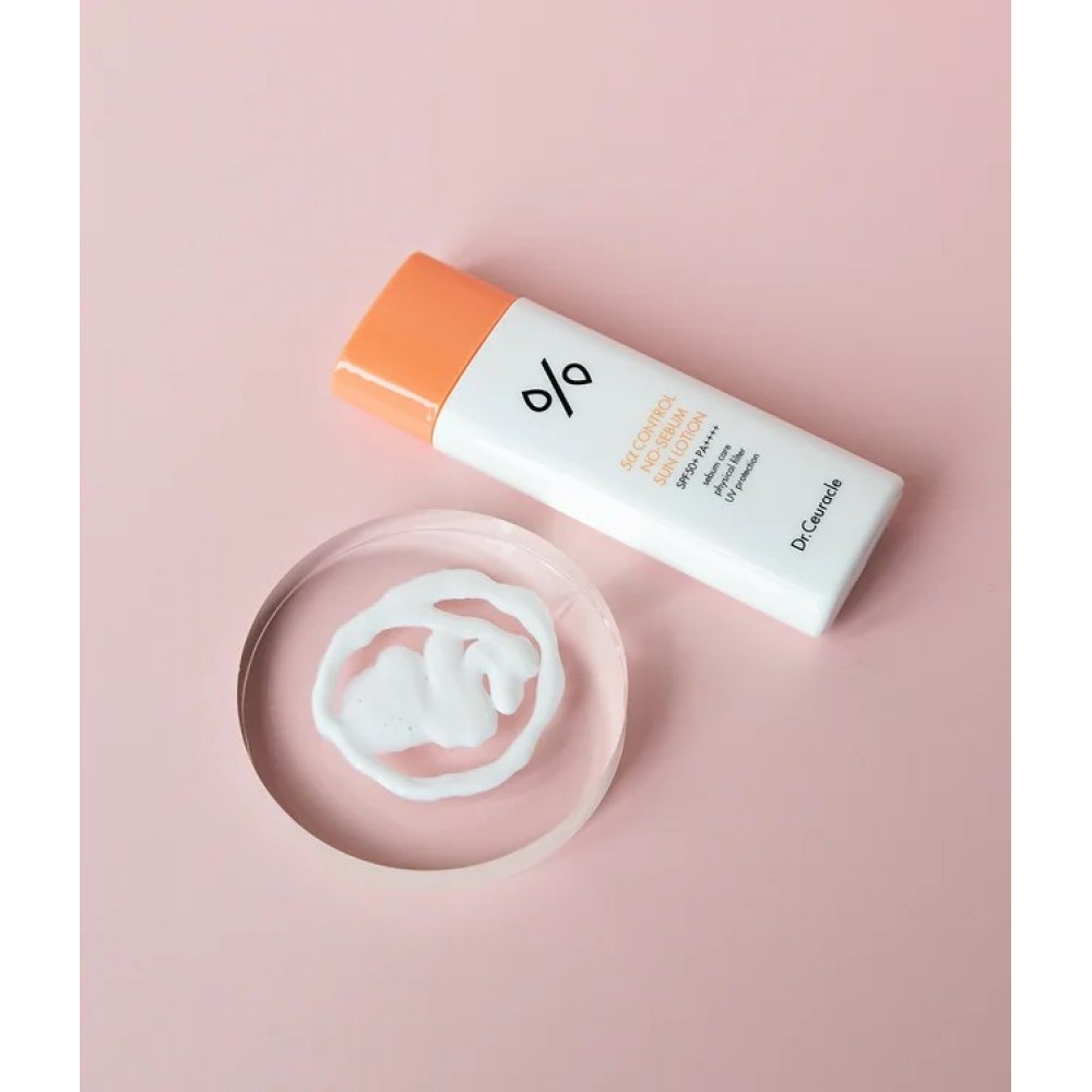 Себорегулирующий солнцезащитный лосьон - Dr.Ceuracle 5α Control No Sebum Sun Lotion фото 4