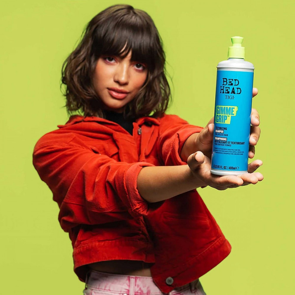 Шампунь для объема волос - Tigi Bed Head Gimme Grip Shampoo Texturizing фото 4