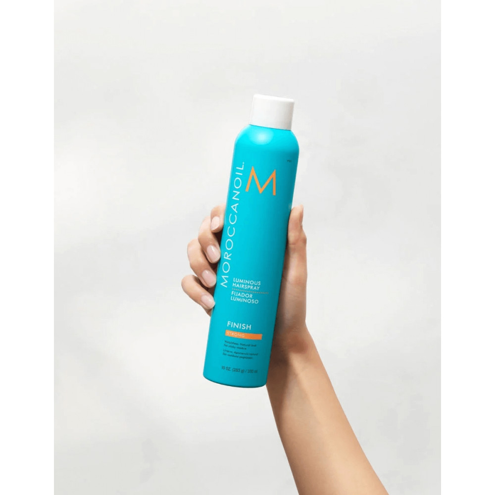 Сияющий лак для волос сильной фиксации - Moroccanoil Luminous Hairspray Strong  фото 3