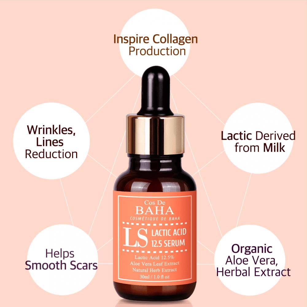 Сыворотка для лица с молочной кислотой - Cos De Baha Lactic Acid Serum фото 3