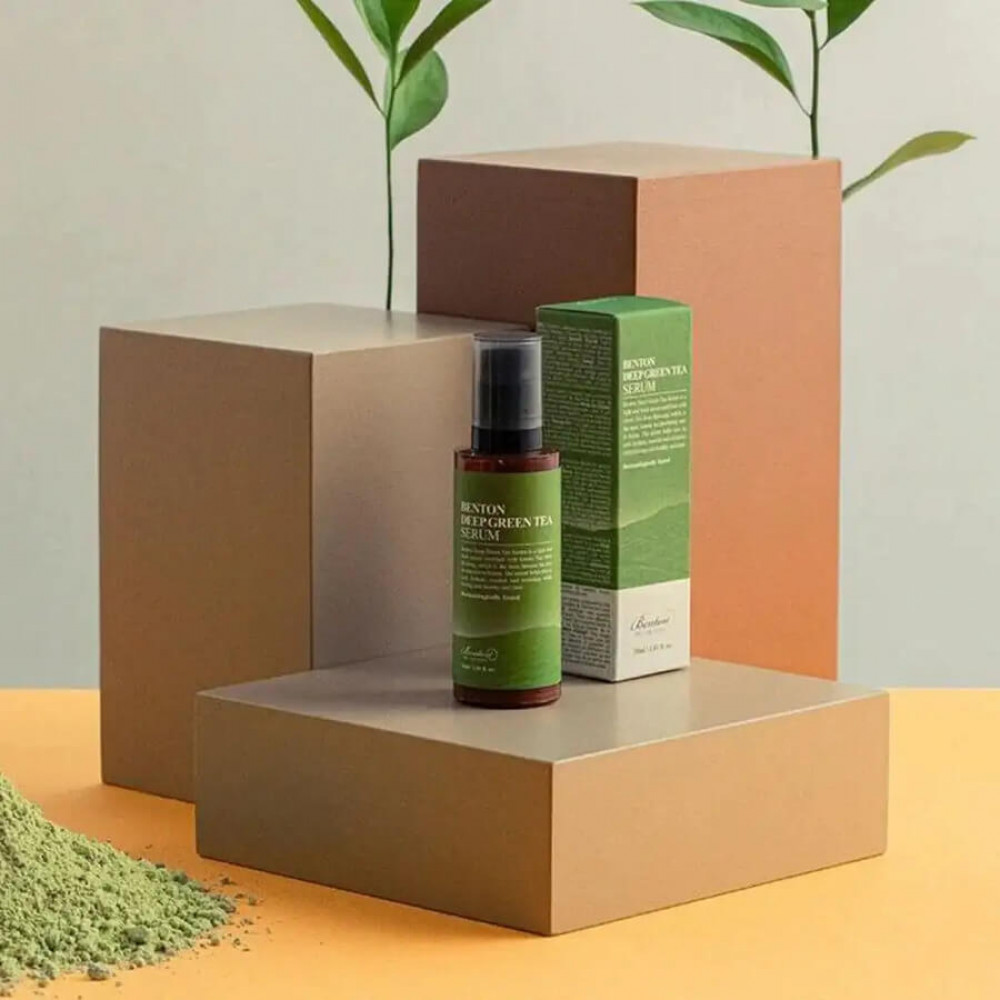 Сыворотка с зеленым чаем - Benton Deep Green Tea Serum фото 5