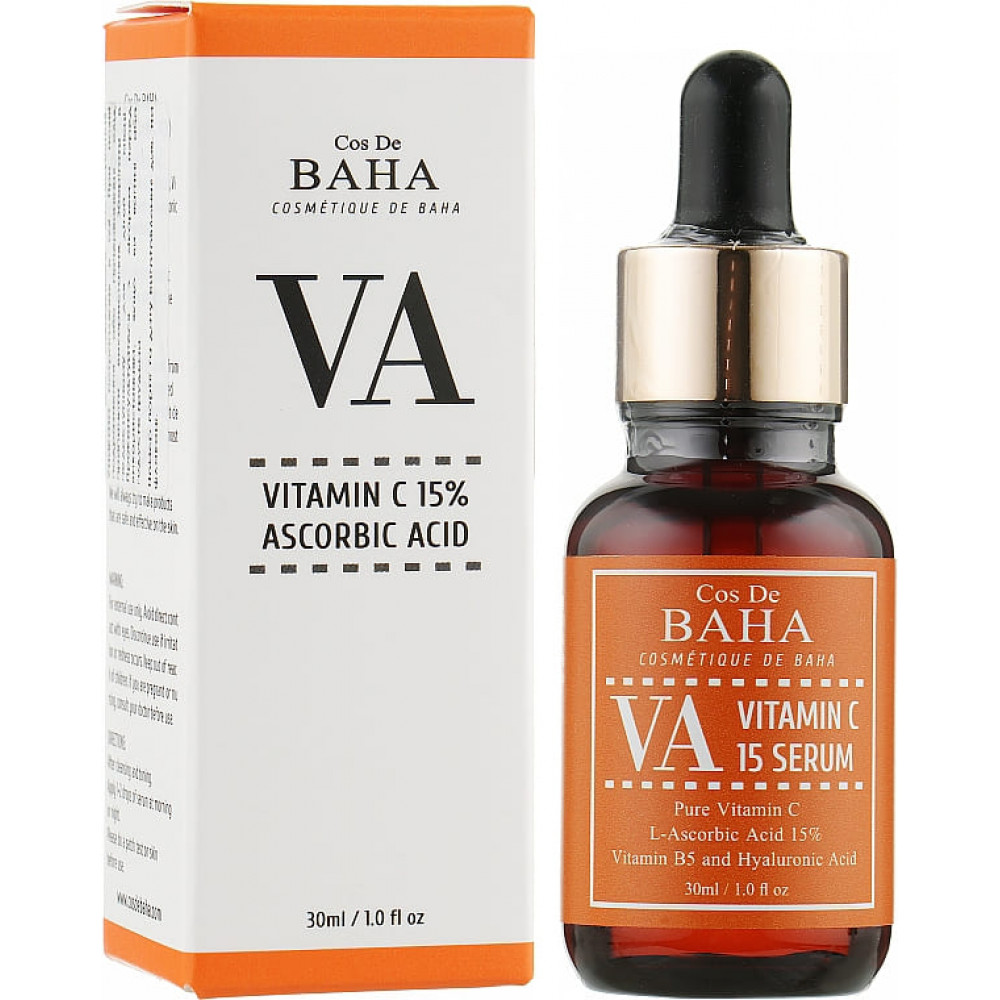 Сыворотка с витамином С для выравнивания тона - Cos De Baha VA Vitamin C 15% Serum фото 2