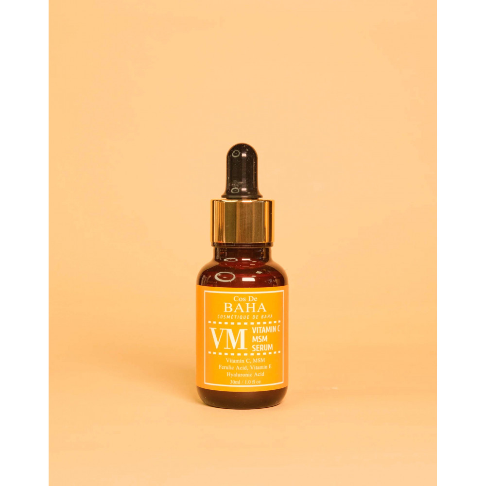 Сыворотка с витамином С, феруловой кислотой, витамином Е и MSM - Cos de Baha Vitamin C Facial Serum With MSM фото 3