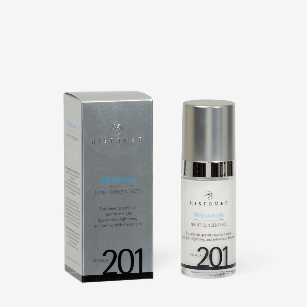 Сироватка нічна для вирівнювання тону шкіри - Histomer Whitening Night Concentrate FORMULA 201 фото 2
