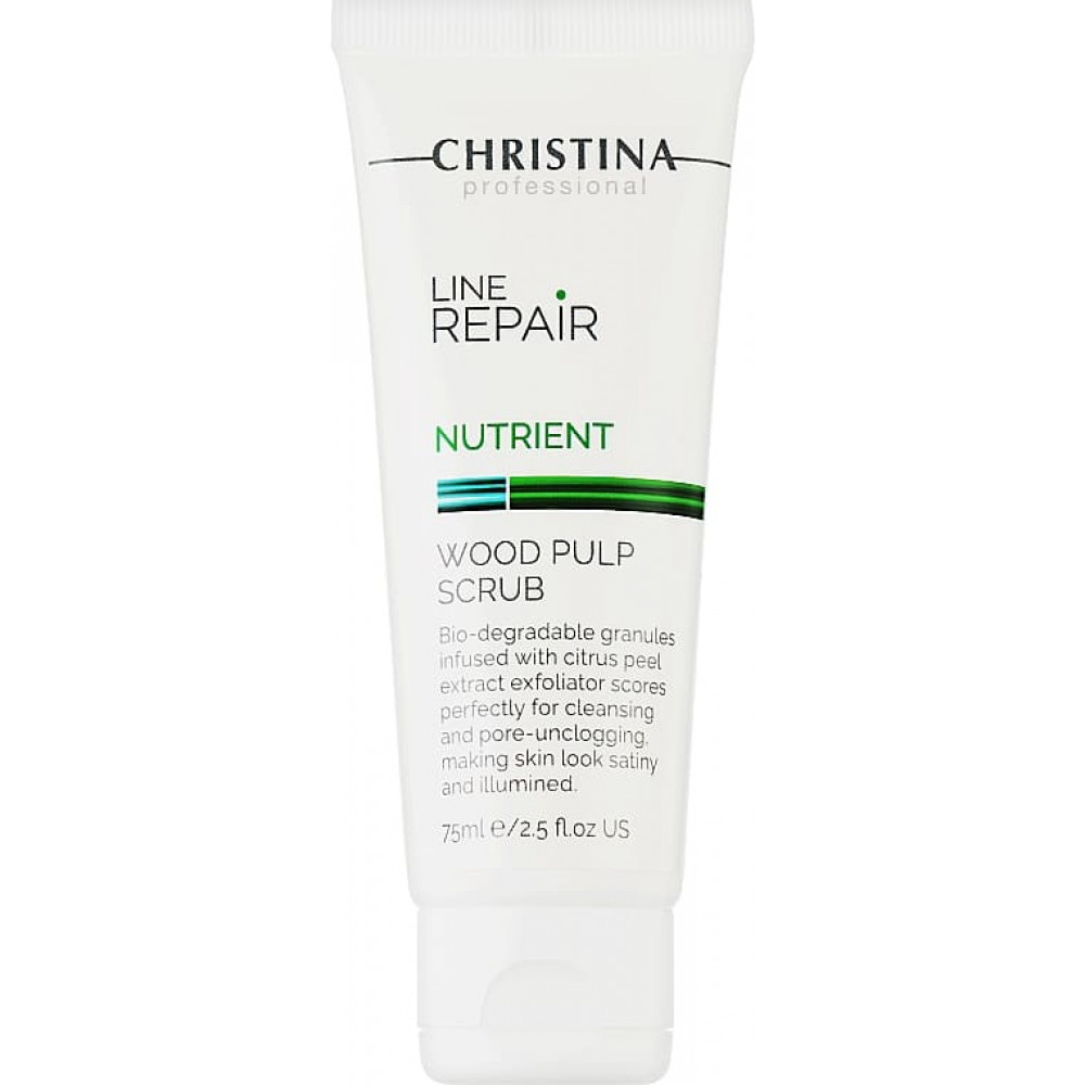 Скраб для обличчя з дерев'яною целюлозою - Christina Line Repair Nutrient Wood Pulp Scrub фото 2