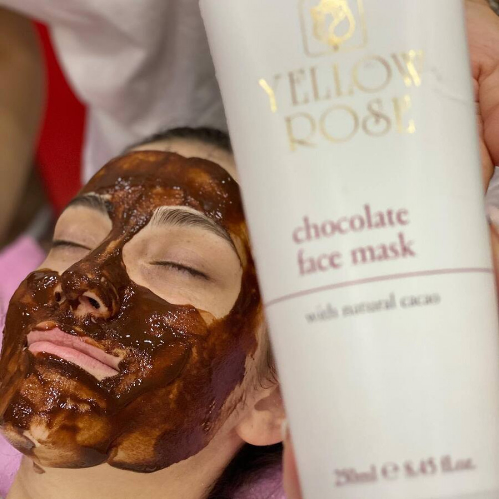 Шоколадна маска для обличчя - Yellow Rose Chocolate Face Mask  фото 4