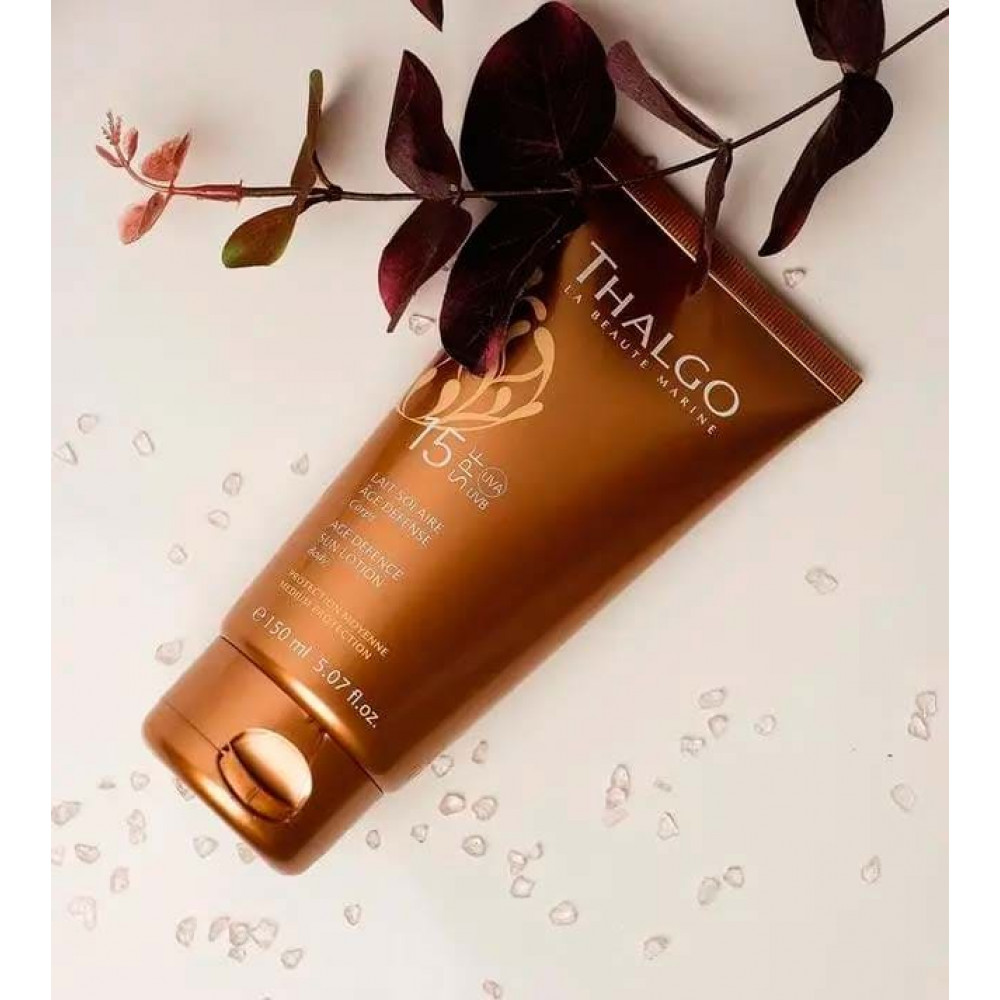 Солнцезащитный крем-лосьон для тела - Thalgo SPF15 AGE DEFENCE SUN LOTION фото 2