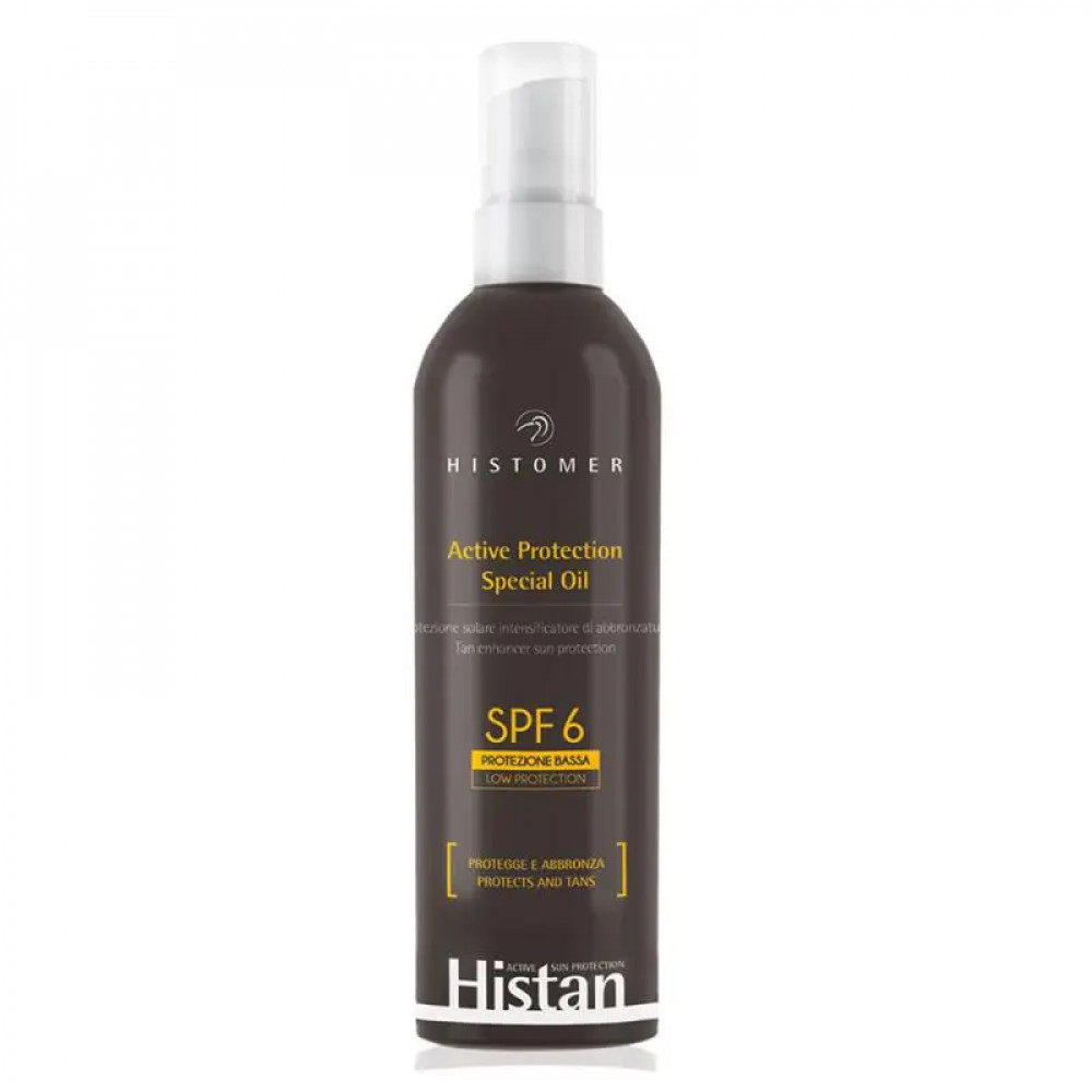  Солнцезащитное масло-бронзатор для лица и тела - Histomer Histan Active Protection Special Оil SPF6 фото 2