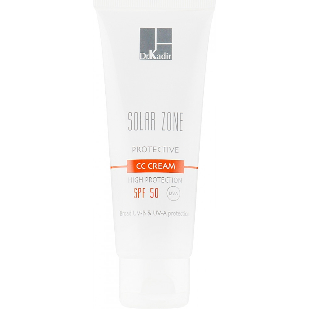 Солнцезащитный CC-крем с коррекцией тона кожи SPF 50 - Dr. Kadir Solar Zone Protective CC Cream SPF 50+ фото