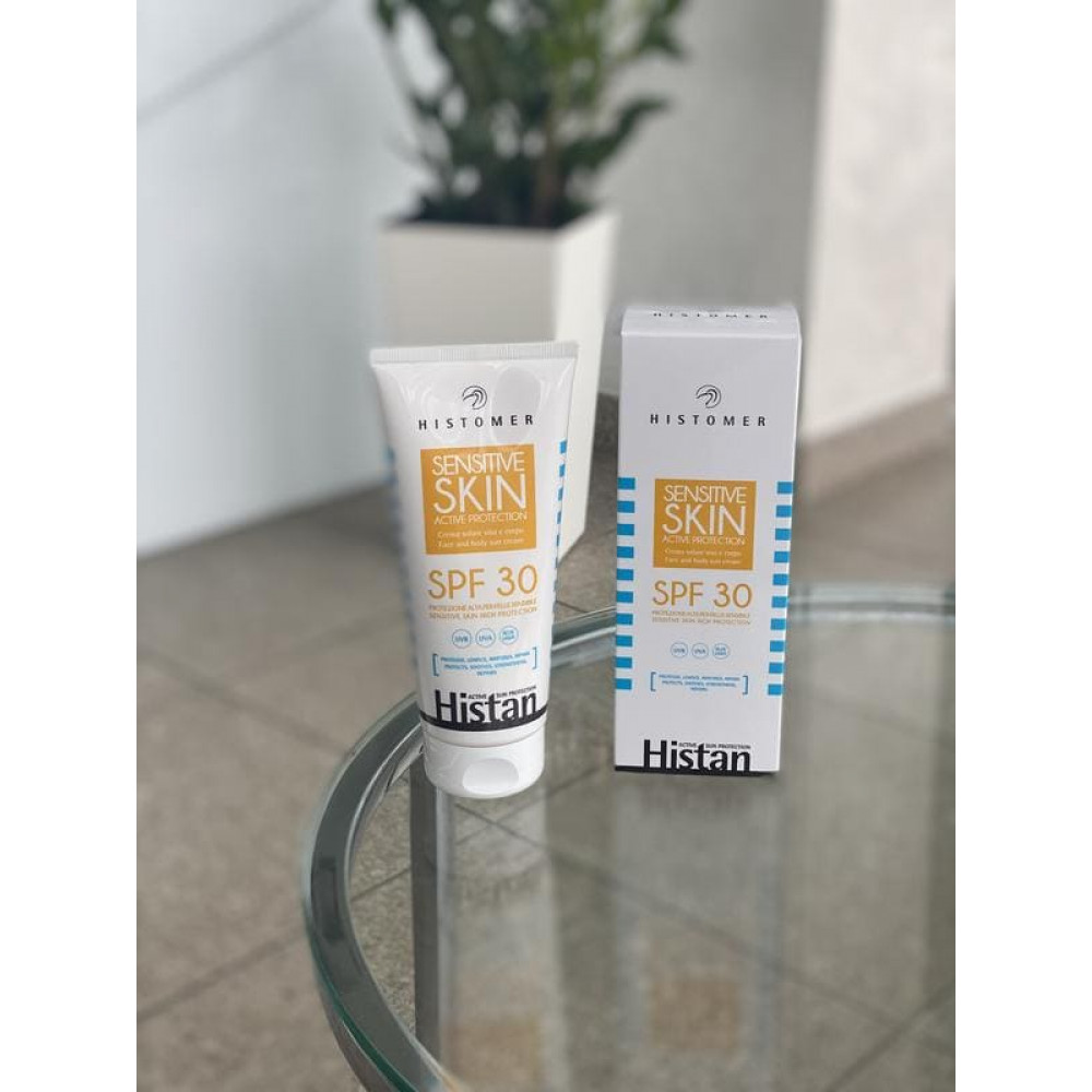 Сонцезахисний крем для обличчя та тіла SPF30 - Histomer Histan Sensitive Skin Active Protection фото 3