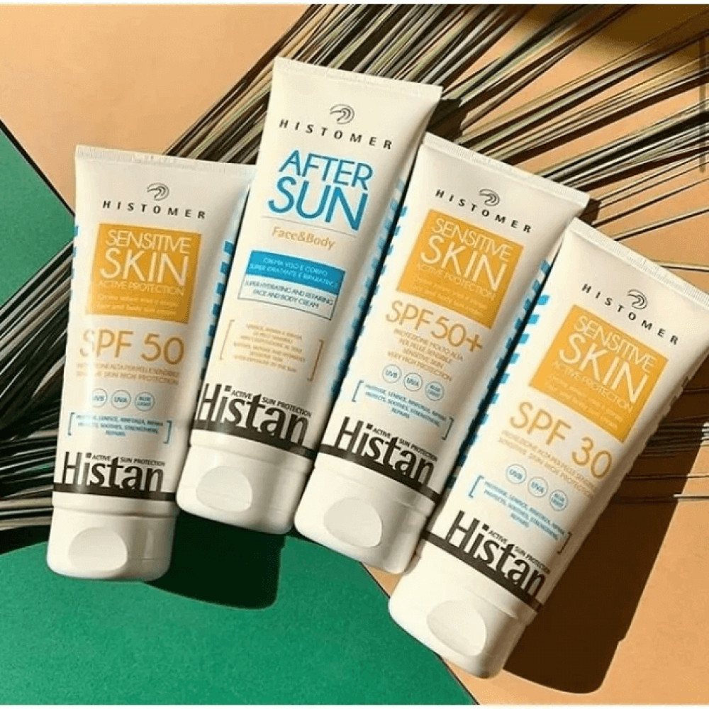 Солнцезащитный крем для лица и тела SPF50+ - Histomer Histan Sensitive Skin Active Protection фото 4