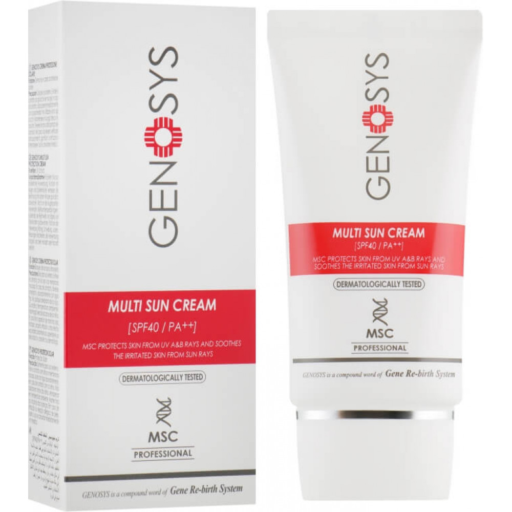Солнцезащитный крем SPF40 - Genosys Multi Sun Cream (MSC) SPF40 фото 2