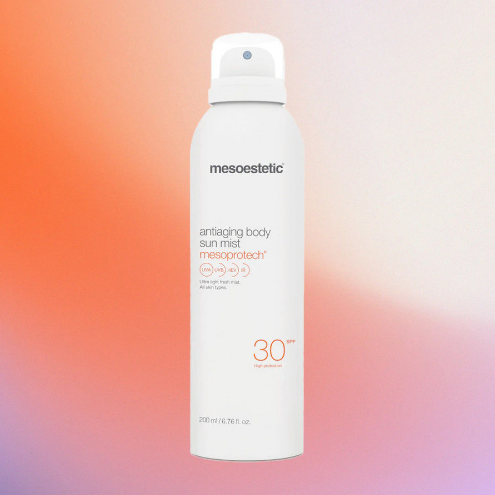 Сонцезахисний спрей для тіла з антивіковим ефектом SPF 30 - Mesoestetic Antiaging body sun mist SPF 30 фото 3