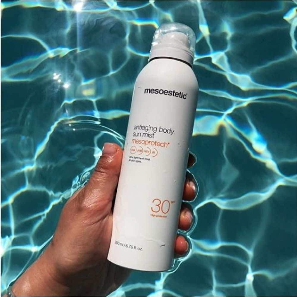 Сонцезахисний спрей для тіла з антивіковим ефектом SPF 30 - Mesoestetic Antiaging body sun mist SPF 30 фото 2