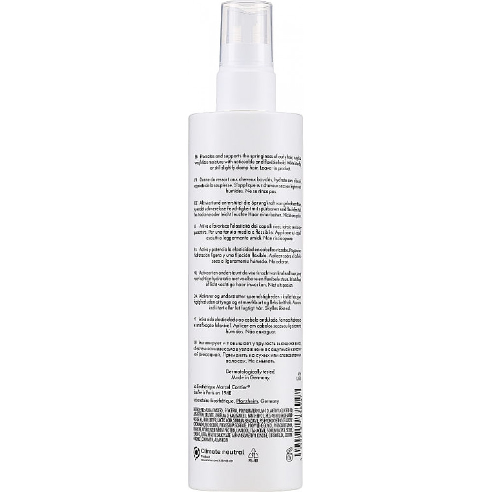 Лосьон-спрей для придания упругости и активации локонов - La Biosthetique Curl Activating Conditioning Spray фото 3