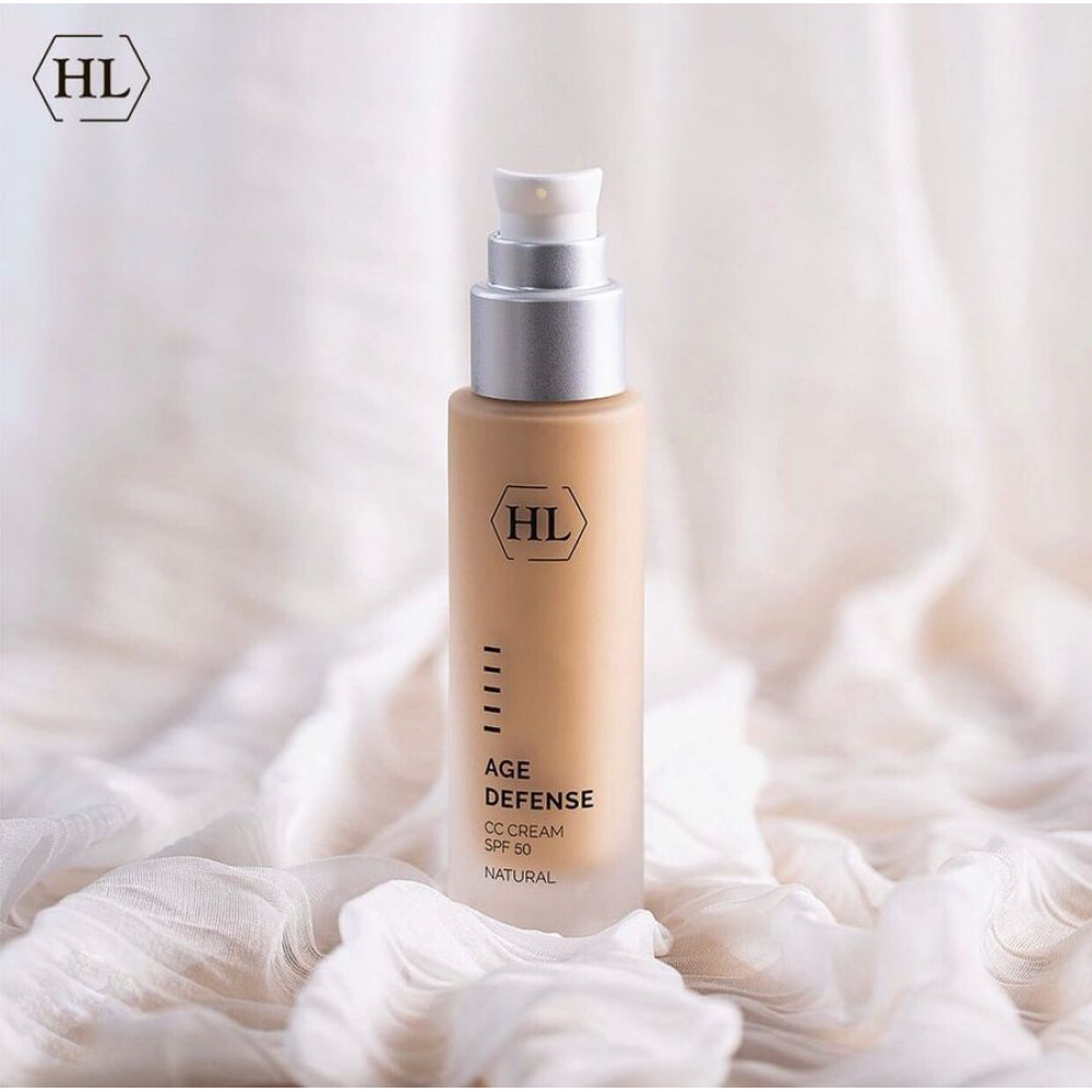СС Крем для лица - Holy Land Cosmetics Age Defense CC Cream SPF50 Natural фото 2