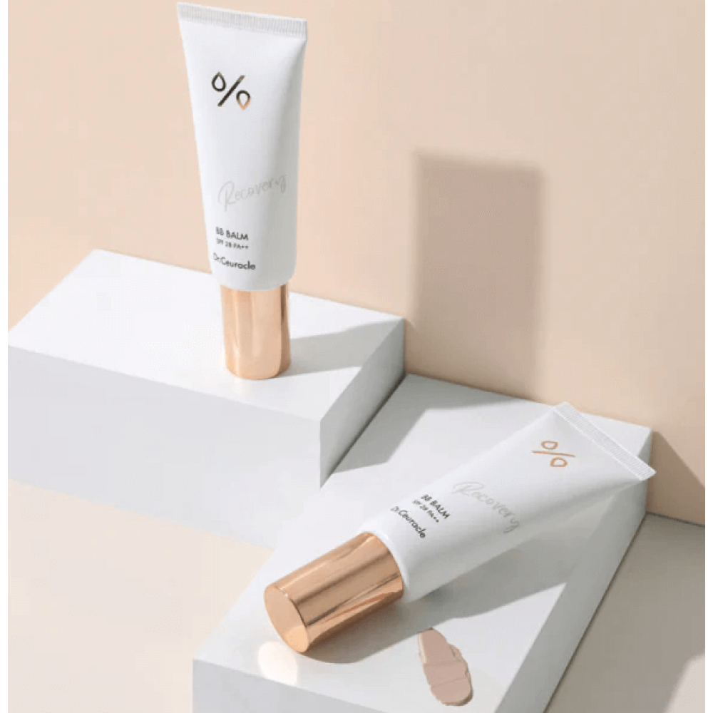 Стойкий ВВ-крем с матирующим эффектом - Dr.Ceuracle Recovery BB Balm SPf 28 Pa++ фото 4