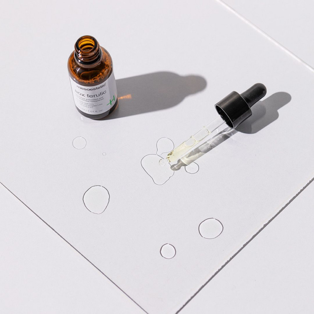 Сыворотка антиоксидант против преждевременного старения кожи - Mesoestetic Aox Ferulic фото 3