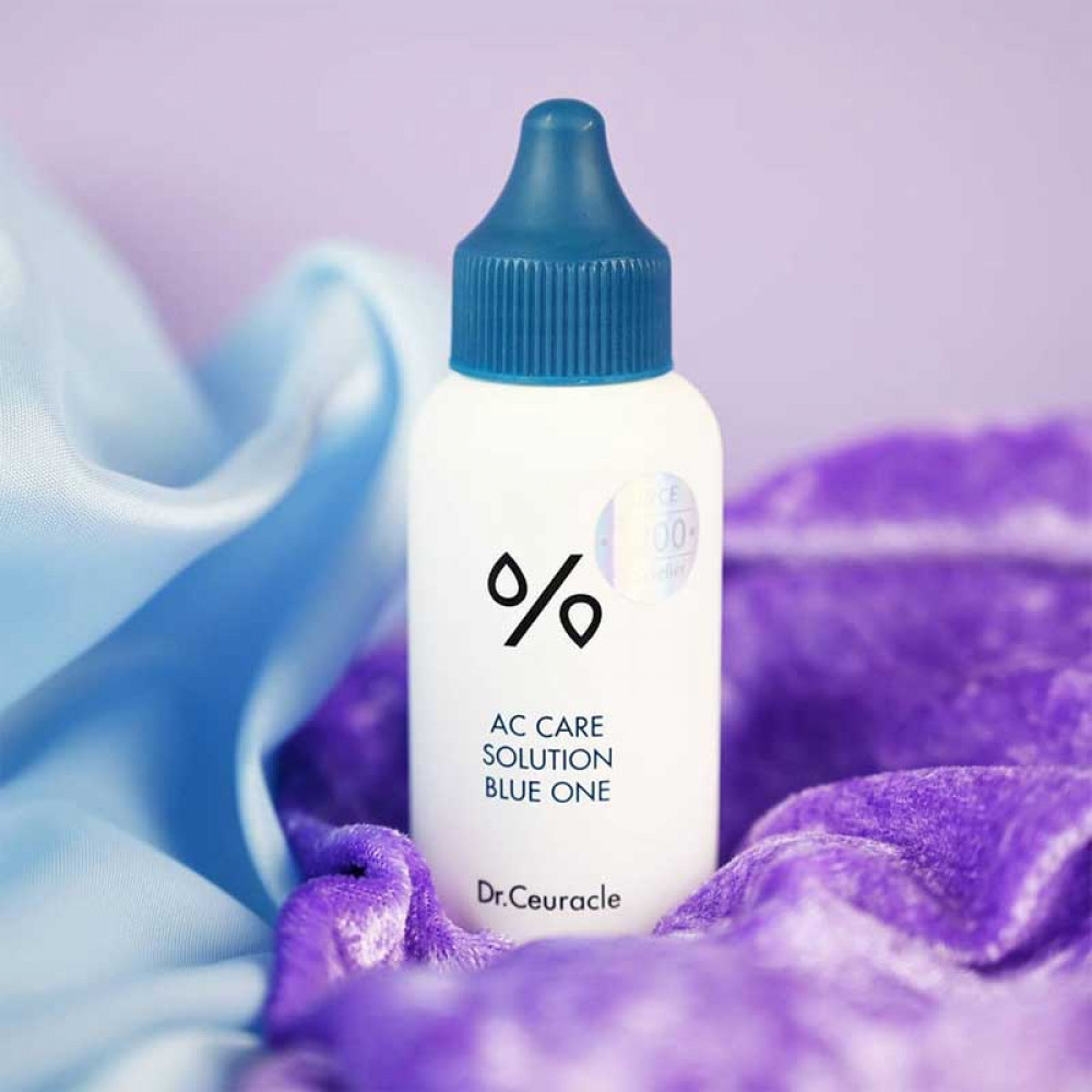 Точечная сыворотка для лица против акне - Dr.Ceuracle Ac Care Solution Blue One фото 5