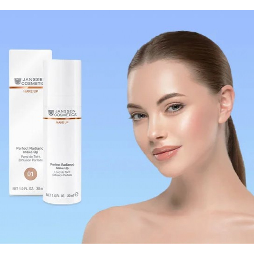 Тональный крем с эффектом сияния - Janssen Cosmetics Perfect Radiance Make-up  фото 4
