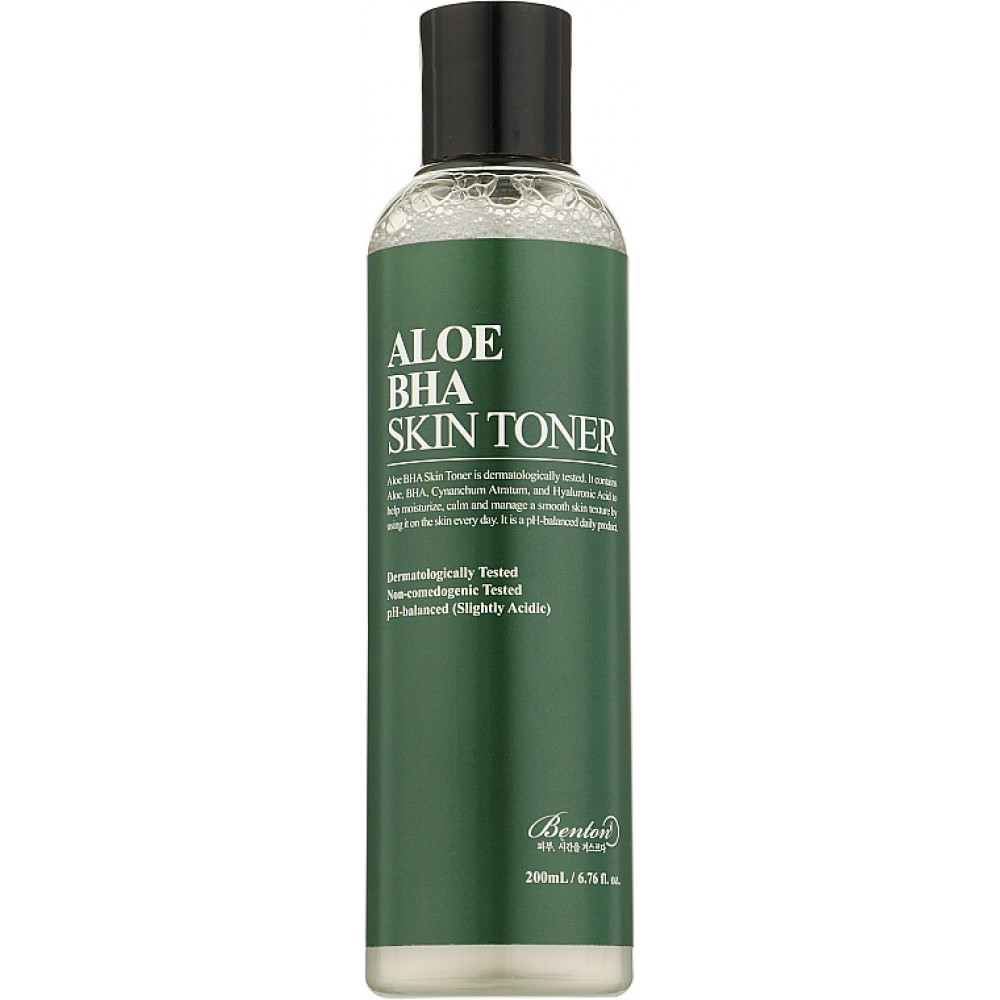 Тонер для обличчя з алое - Benton Aloe BHA Skin Toner фото 2