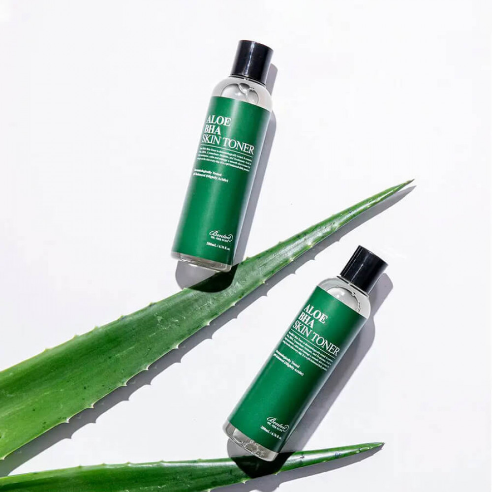 Тонер для обличчя з алое - Benton Aloe BHA Skin Toner фото 4
