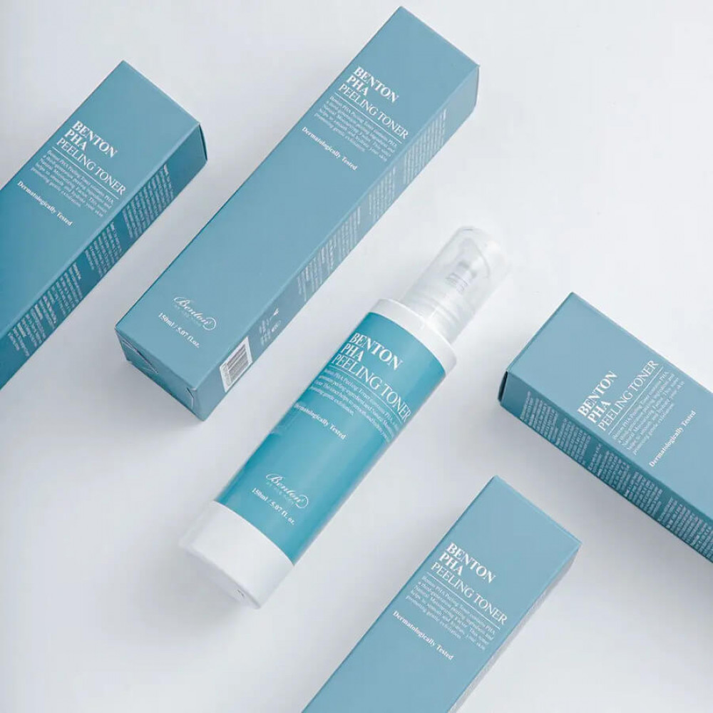Тонер-ексфоліант з лактобіоновою кислотою - Benton PHA Peeling Toner фото 2