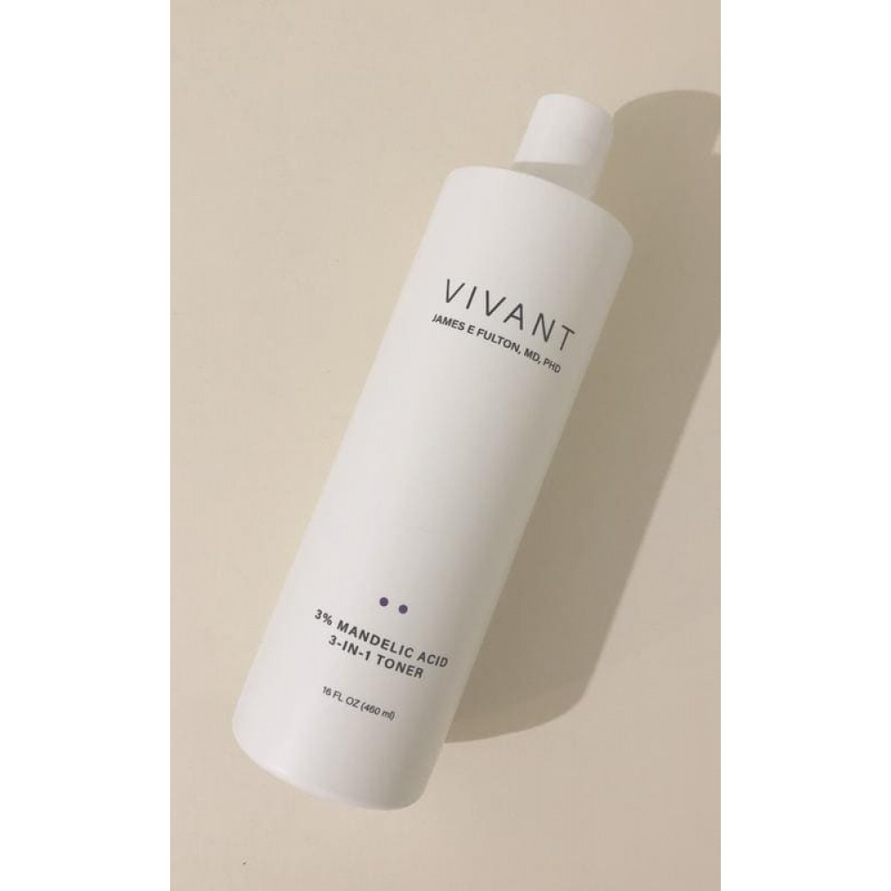 Тонік з 3% мигдальної кислоти - Vivant Skin Care 3% Mandelic Acid 3-in-1 Toner фото 2