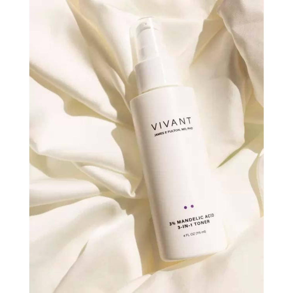 Тонік з 3% мигдальної кислоти - Vivant Skin Care 3% Mandelic Acid 3-in-1 Toner фото 3