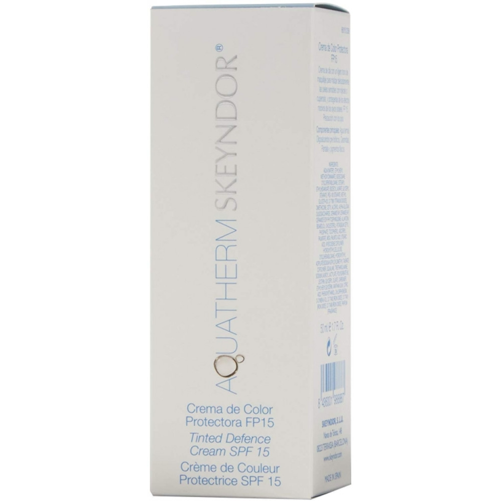Тонирующий защитный крем SPF 15 - Skeyndor Aquatherm Tinted Defence Cream SPF 15 фото 4