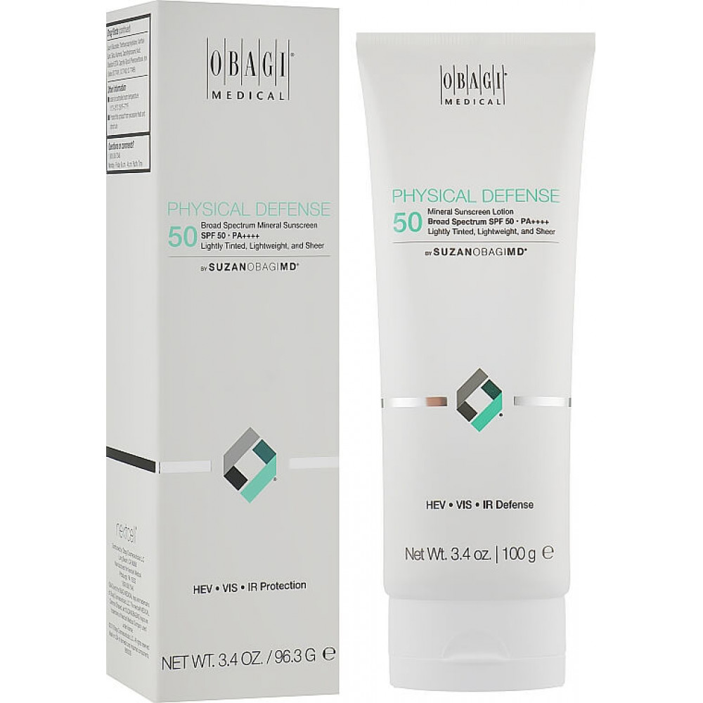 Тонирующий солнцезащитный крем на минеральной основе SPF 50 - Obagi Medical Suzanogimd Physical Defense Sunscreen SPF 50 фото 2