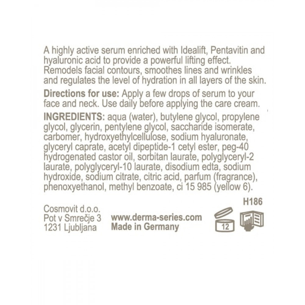 Укрепляющая сыворотка с эффектом 3D-лифтинга - Derma Series 3D-Lift Serum фото 3