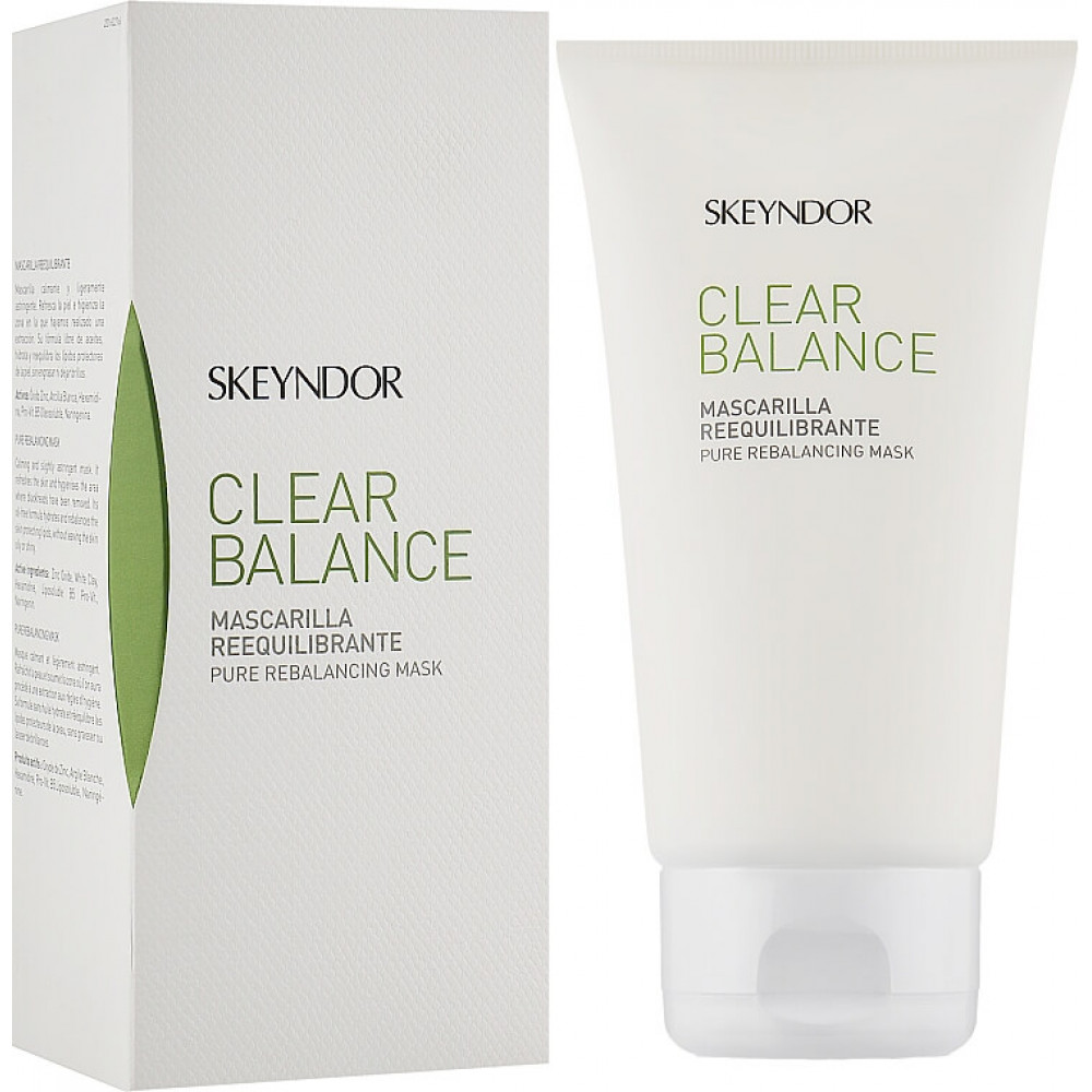 Успокаивающая себорегулирующая маска - Skeyndor Clear Balance Pure Rebalancing Mask фото 2