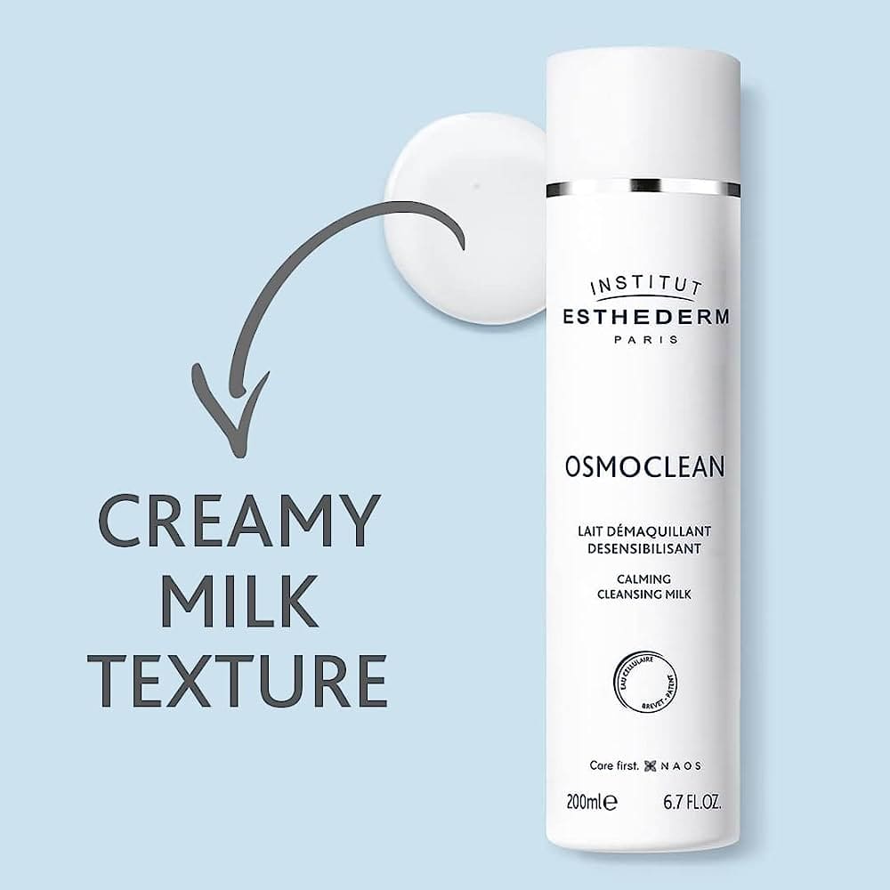 Заспокійливе молочко -  Institut Esthederm Osmoclean Calming Cleansing Milk фото 3